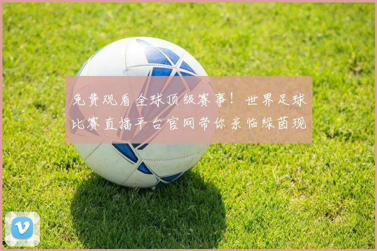免费观看全球顶级赛事！世界足球比赛直播平台官网带你亲临绿茵现场